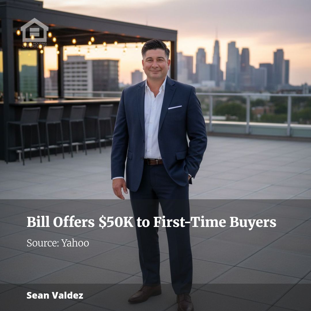 First-time homebuyers could get $50,000 under new bill